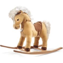 STEIFF Hobbelpaard „Pony Franzi“ 70 Cm Blond