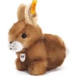 STEIFF Hoppelkonijn Bruin Puntig Zittend 14 Cm -EXIT TOYS || Steiff || fehn Verkoopwinkel steiff hoppelkonijn bruin puntig zittend 14 cm a024247 2