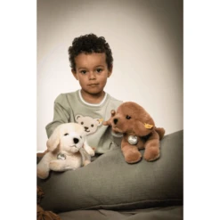 Steiff Labrador Lenny Bruin Liggend, 23 Cm -EXIT TOYS || Steiff || fehn Verkoopwinkel steiff labrador lenny bruin liggend 23 cm a351756 2
