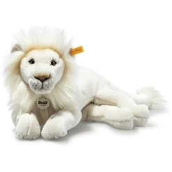 Steiff Lion Timba Wit Liggend, 43 Cm -EXIT TOYS || Steiff || fehn Verkoopwinkel steiff lion timba wit liggend 43 cm a351725 1
