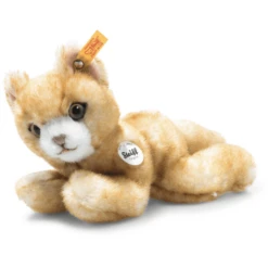 Steiff Mimmi Kitten, Crème/rood Getipt -EXIT TOYS || Steiff || fehn Verkoopwinkel steiff mimmi kitten creme rood getipt a311527 1
