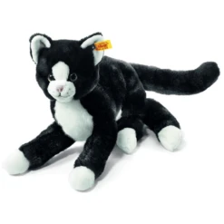 Steiff Mimmi Schlenker Kat Zwart/wit 30 Cm -EXIT TOYS || Steiff || fehn Verkoopwinkel steiff mimmi schlenker kat zwart wit 30 cm a063569 1