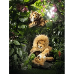 STEIFF Radjah Baby-Schlenker Tijger, 28 Cm, Liggend -EXIT TOYS || Steiff || fehn Verkoopwinkel steiff radjah baby schlenker tijger 28 cm liggend a079250 2