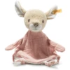 Steiff Raja Herten Knuffeldoekje, Beige/roze -EXIT TOYS || Steiff || fehn Verkoopwinkel steiff raja herten knuffeldoekje beige roze a314238