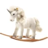Steiff Schommelpaard Starly Unicorn Wit -EXIT TOYS || Steiff || fehn Verkoopwinkel steiff schommelpaard starly unicorn wit a366627