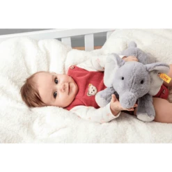 Steiff Soft Cuddly Friends Elna Olifant, Lichtgrijs -EXIT TOYS || Steiff || fehn Verkoopwinkel steiff soft cuddly friends elna olifant lichtgrijs a314165 3