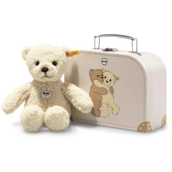 Steiff Teddybeer Mila Beige In Koffer, 21 Cm -EXIT TOYS || Steiff || fehn Verkoopwinkel steiff teddybeer mila beige in koffer 21 cm a351949 1