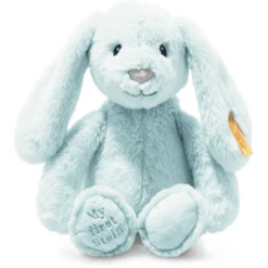 Steiff Zacht Cuddly Friends Mijn First Steiff Hoppie Rabbit , Blauw -EXIT TOYS || Steiff || fehn Verkoopwinkel steiff zacht cuddly friends mijn first steiff hoppie rabbit blauw a313436 1