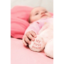 Steiff Zacht Cuddly Friends Mijn First Steiff Hoppie Rabbit , Roze -EXIT TOYS || Steiff || fehn Verkoopwinkel steiff zacht cuddly friends mijn first steiff hoppie rabbit roze a313553 1