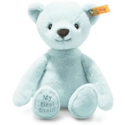 Steiff Zacht Cuddly Friends Mijn First Steiff Teddybeer, Lichtblauw -EXIT TOYS || Steiff || fehn Verkoopwinkel steiff zacht cuddly friends mijn first steiff teddybeer lichtblauw a311591 1