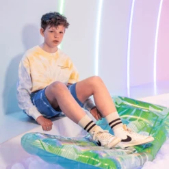 SWIM ESSENTIALS Swim Essential S Luxe Waterbed Green Tropical Leaves -EXIT TOYS || Steiff || fehn Verkoopwinkel swim essential s luxe waterbed green tropical leaves a359723 3