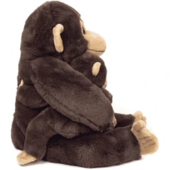 Teddy HERMANN ® Chimpansee Met Baby, 40 Cm -EXIT TOYS || Steiff || fehn Verkoopwinkel teddy hermann chimpansee met baby 40 cm a414079 2