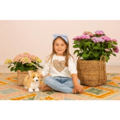 Teddy HERMANN ® Corgi Staand Licht Bruin - Wit, 30 Cm -EXIT TOYS || Steiff || fehn Verkoopwinkel teddy hermann corgi staand licht bruin wit 30 cm a359220 1