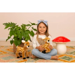 Teddy HERMANN ® Fawn Staand Licht Bruin, 25 Cm -EXIT TOYS || Steiff || fehn Verkoopwinkel teddy hermann fawn staand licht bruin 25 cm a359127 1