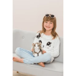 Teddy HERMANN Grijze Kat, 20 Cm. 8 Teddy HERMANN Grijze Kat, 20 Cm. -EXIT TOYS || Steiff || fehn Verkoopwinkel teddy hermann grijze kat 20 cm a247177 1