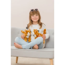 Teddy HERMANN Kat Staande Rode Makreel, 20 Cm -EXIT TOYS || Steiff || fehn Verkoopwinkel teddy hermann kat staande rode makreel 20 cm a247176 4