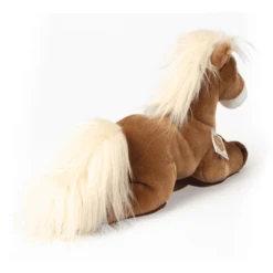 Teddy HERMANN ® Paard Liggend Licht Bruin 30 Cm -EXIT TOYS || Steiff || fehn Verkoopwinkel teddy hermann paard liggend licht bruin 30 cm a310579 2