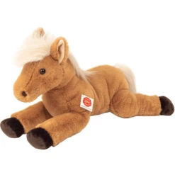 Teddy HERMANN ® Paard Liggend Licht Bruin, 48 Cm -EXIT TOYS || Steiff || fehn Verkoopwinkel teddy hermann paard liggend licht bruin 48 cm a359117 3