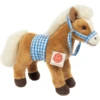 Teddy HERMANN ® Paard Staand Met Zadel, 23 Cm -EXIT TOYS || Steiff || fehn Verkoopwinkel teddy hermann paard staand met zadel 23 cm a359101
