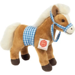 Teddy HERMANN ® Paard Staand Met Zadel, 23 Cm -EXIT TOYS || Steiff || fehn Verkoopwinkel teddy hermann paard staand met zadel 23 cm a359101 4