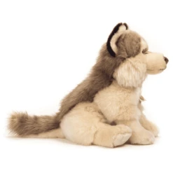 Teddy HERMANN® Wolf Zittend, 29 Cm -EXIT TOYS || Steiff || fehn Verkoopwinkel teddy hermann wolf zittend 29 cm a247172 2