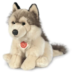 Teddy HERMANN® Wolf Zittend, 29 Cm