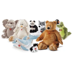 Trudi Klassieke Pluche Hond Sint Bernard Bob (Maat M) -EXIT TOYS || Steiff || fehn Verkoopwinkel trudi klassieke pluche hond sint bernard bob maat m a368867 1