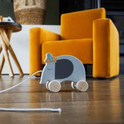 Tryco Houten Trekspeelgoed - Olifant -EXIT TOYS || Steiff || fehn Verkoopwinkel tryco houten trekspeelgoed olifant a393380 3
