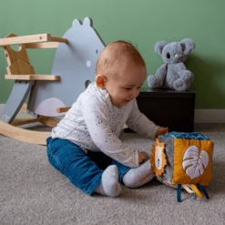 Tryco Pluche Activiteiten Kubus Jungle -EXIT TOYS || Steiff || fehn Verkoopwinkel tryco pluche activiteiten kubus jungle a394081 4