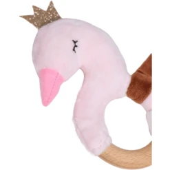 Tryco Pluche Speen Met Rammelaar - Swan Ivy -EXIT TOYS || Steiff || fehn Verkoopwinkel tryco pluche speen met rammelaar swan ivy a394204 3