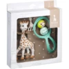 VULLI Sophie La Girafe® Geboortegeschenkset Met Sophie La Girafe®, 1 Rammelaar Swing, 1 Sleutelhanger
