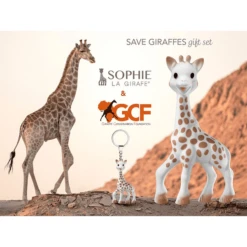 VULLI Sophie La Girafe® Special Edition "Bescherm De Giraffen" Incl. Sleutelhanger -EXIT TOYS || Steiff || fehn Verkoopwinkel vulli sophie la girafe special edition bescherm de giraffen incl sleutelhanger a329349 2