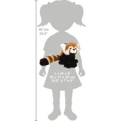 Wild Republic Knuffel Cuddle Kins Rode Panda -EXIT TOYS || Steiff || fehn Verkoopwinkel wild republic knuffel cuddle kins rode panda a352291 2